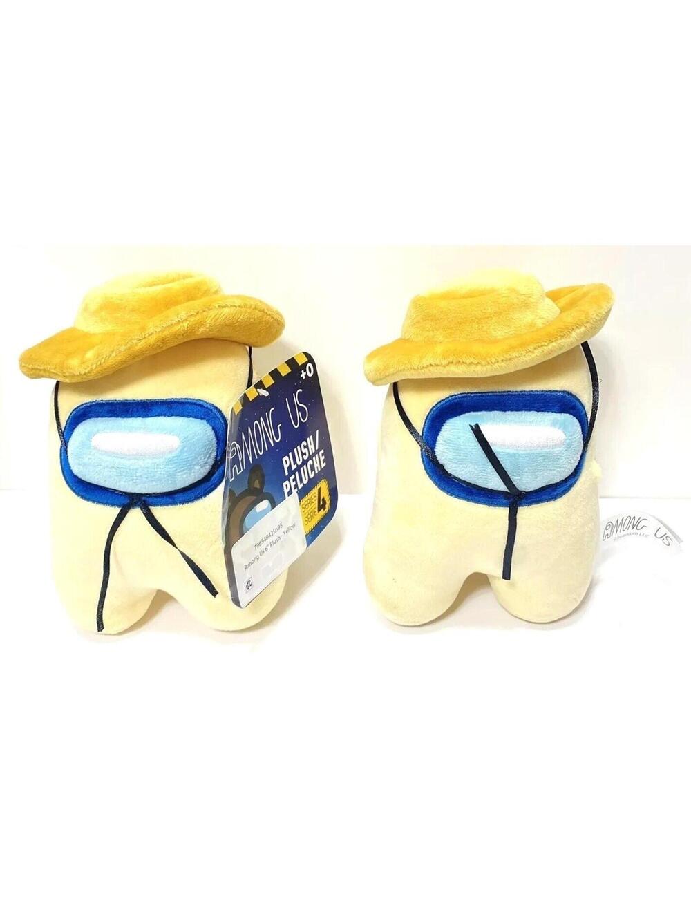2 Among Us With Cowboy Hats Plush Stuffed Toys New *READ*